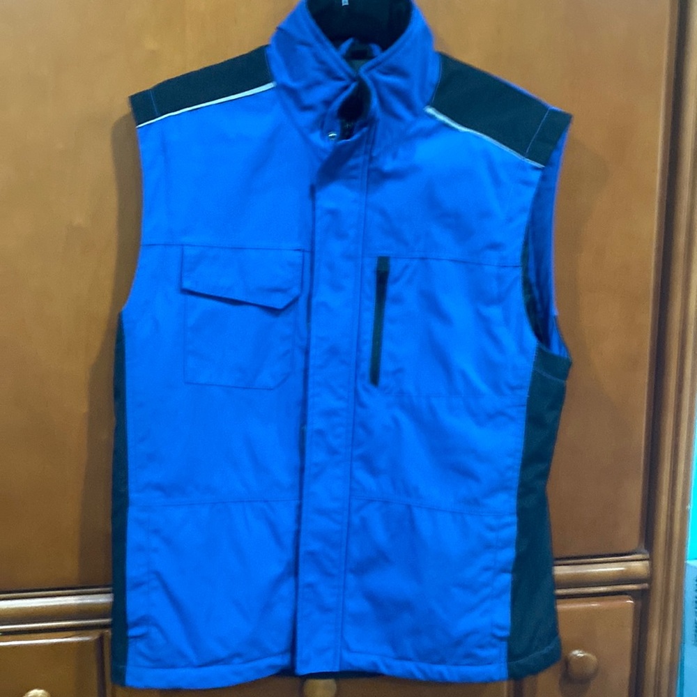 Mens Parkside Blue Vest size M 38/40